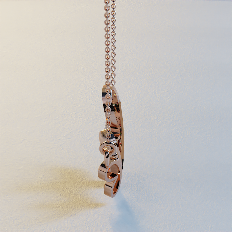 Sterling Silver Tanmaniya | Cubic Zirconia Mangalsutra Pendant | Ava Valora