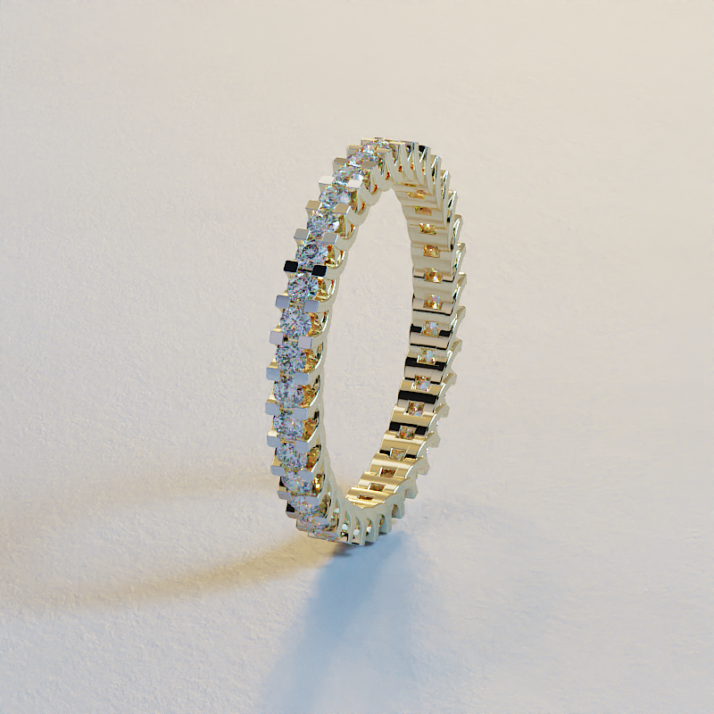 AVA VALORA - Eternity Ring - Classic Symbol of Eternal Love with Sparkling Stones