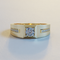 AVA VALORA - 925 Sterling Silver Titan Crest™ Men's Solitaire CZ Ring – Gold & Silver Finish | Luxury Statement Ring for Men