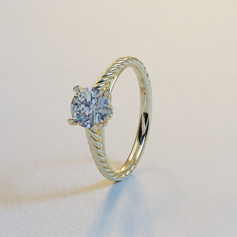 AVA VALORA - 925 Sterling Silver Celestia Grace™ Adjustable Solitaire Ring for Women – Gold, Silver & Rose Gold Finish | CZ Engagement Style Ring